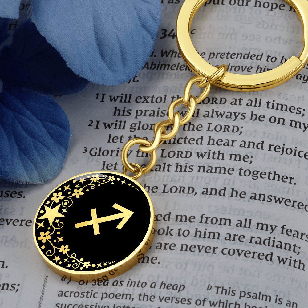 Sagittarius Zodiac Keychain