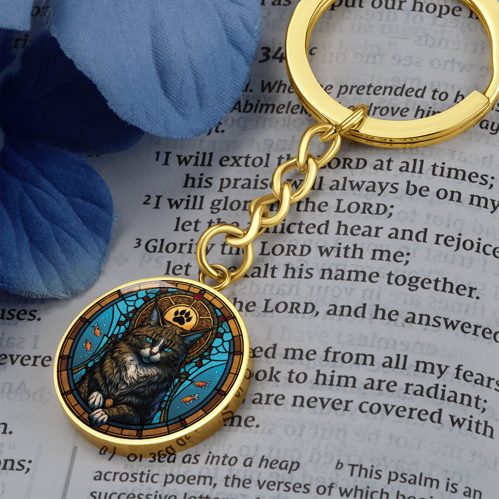 Cat Keychain - Vietnamese Zodiac Animal Jewelry