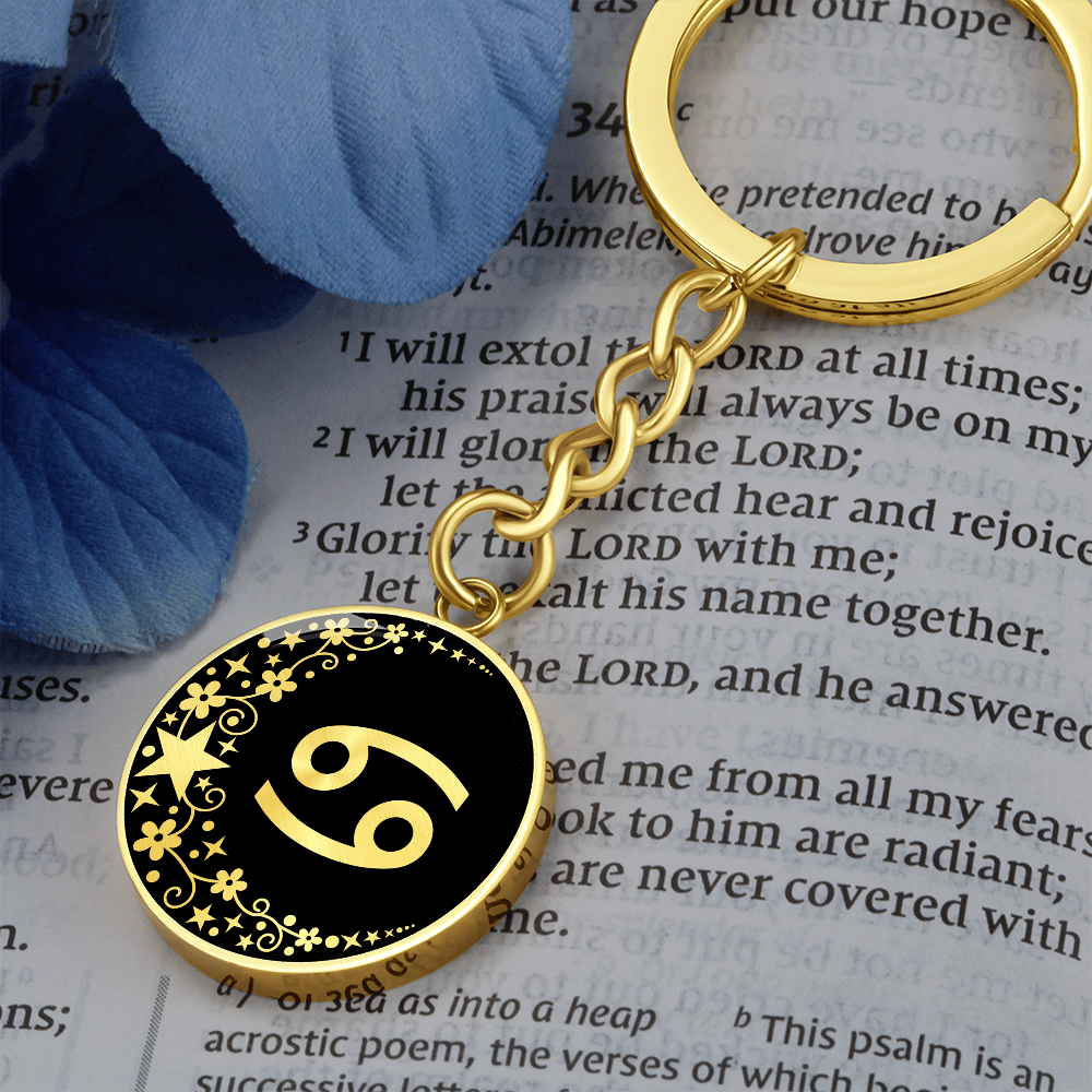 Cancer Zodiac Keychain