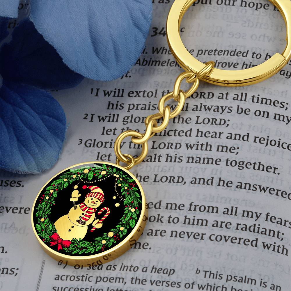 Snowman Keychain