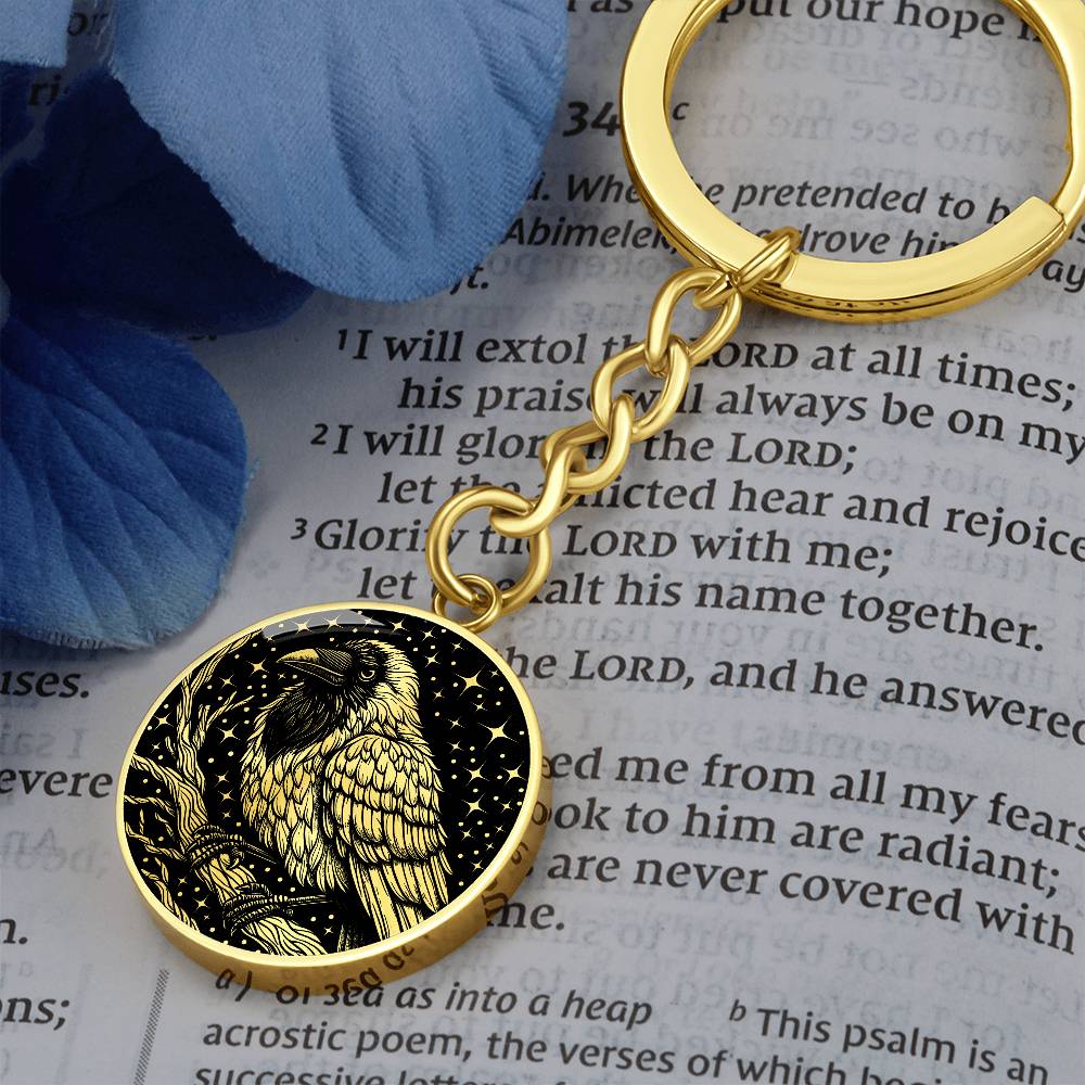 Crow Keychain