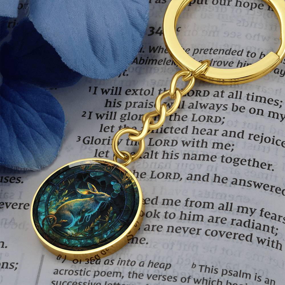 Water Rabbit Keychain
