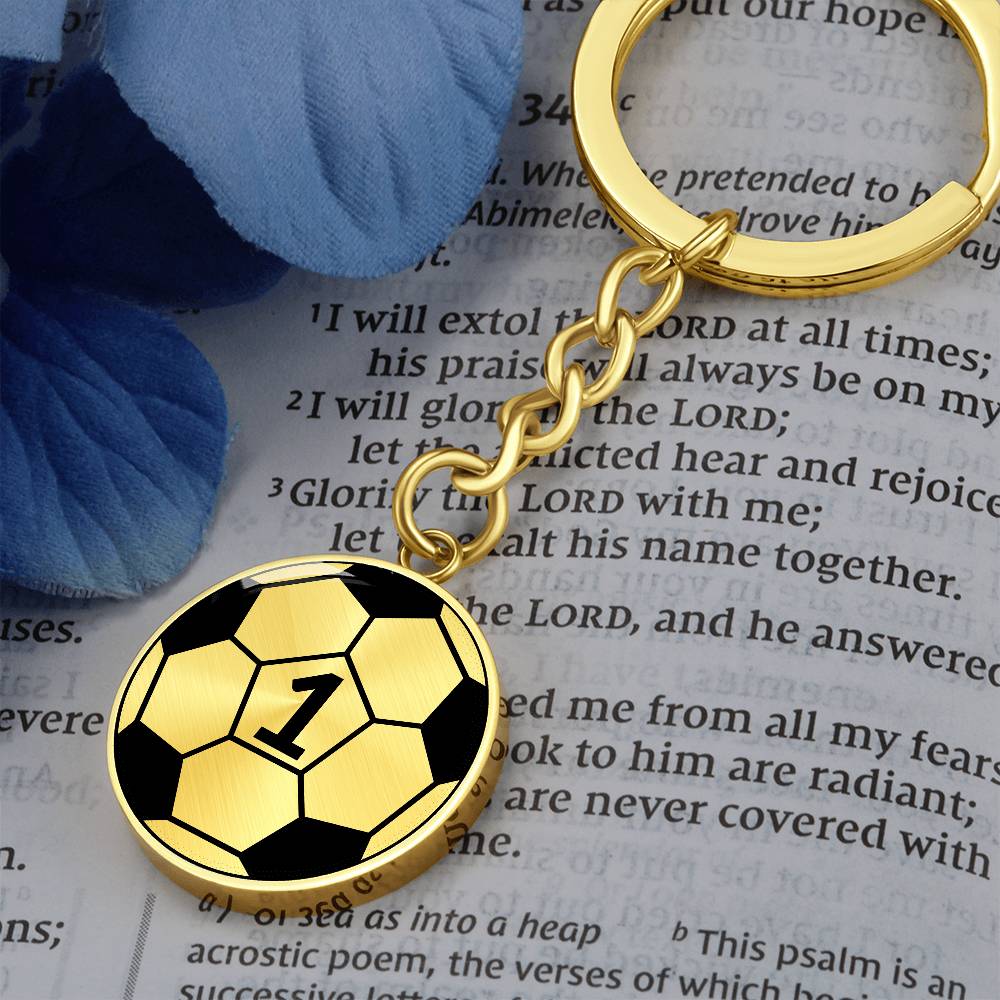 Soccer Keychain