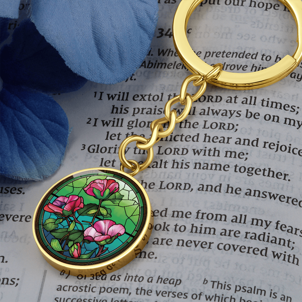 Sweet Pea Keychain