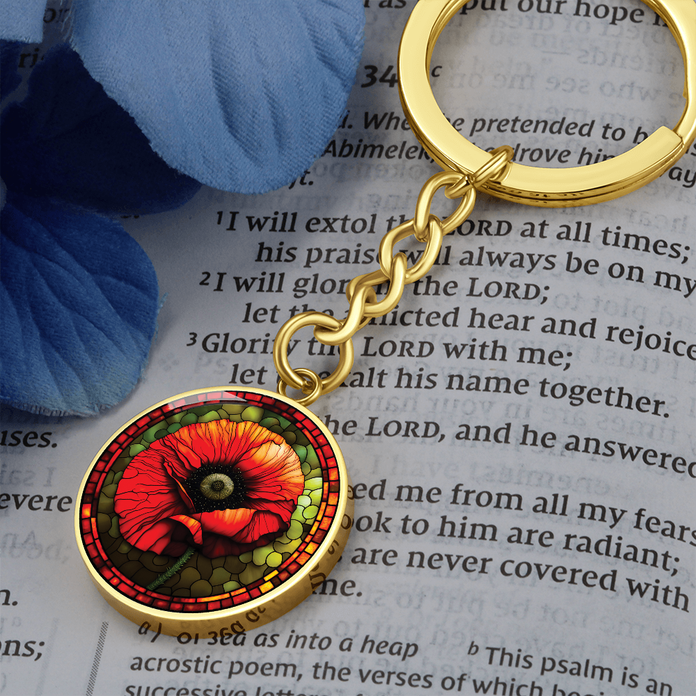 Poppy Keychain