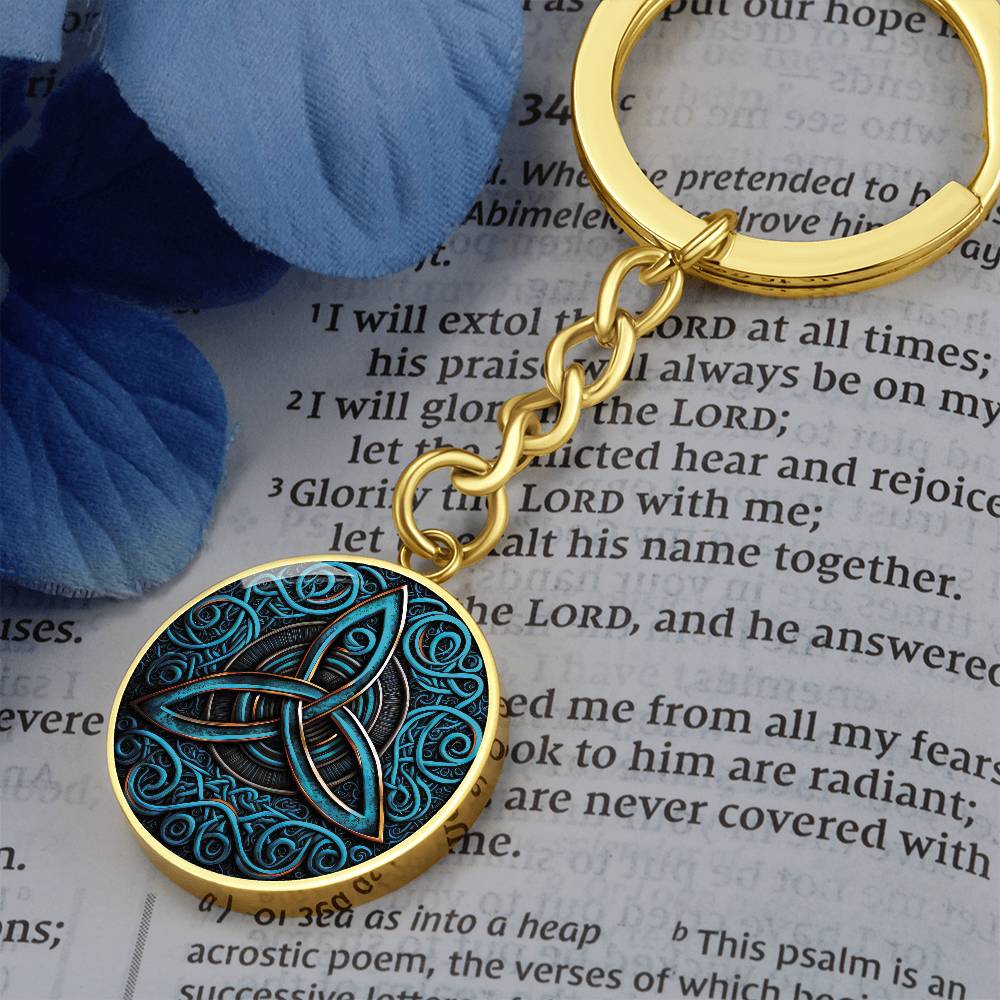 Celtic Triquetra Keychain