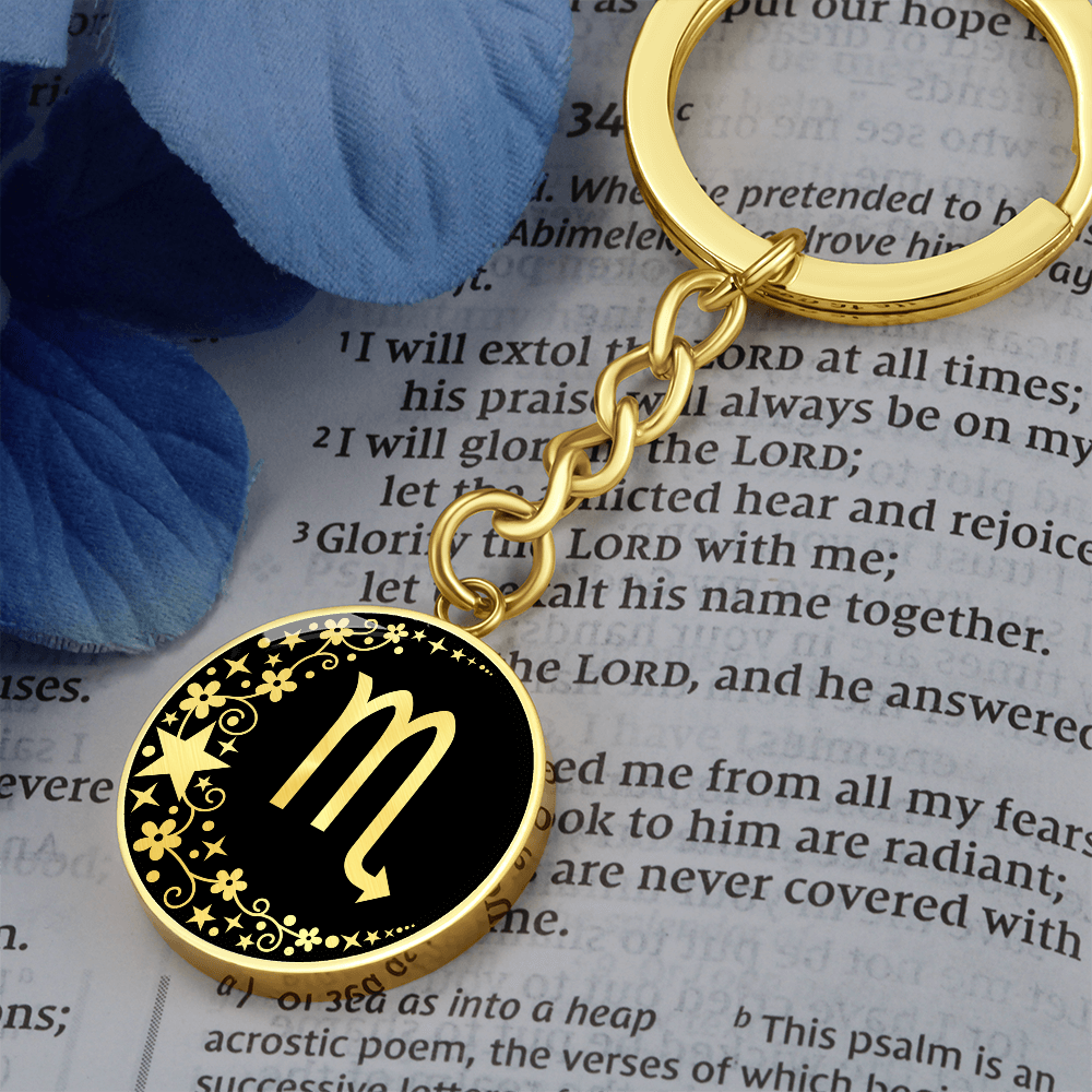 Scorpio Zodiac Pendant Keychain