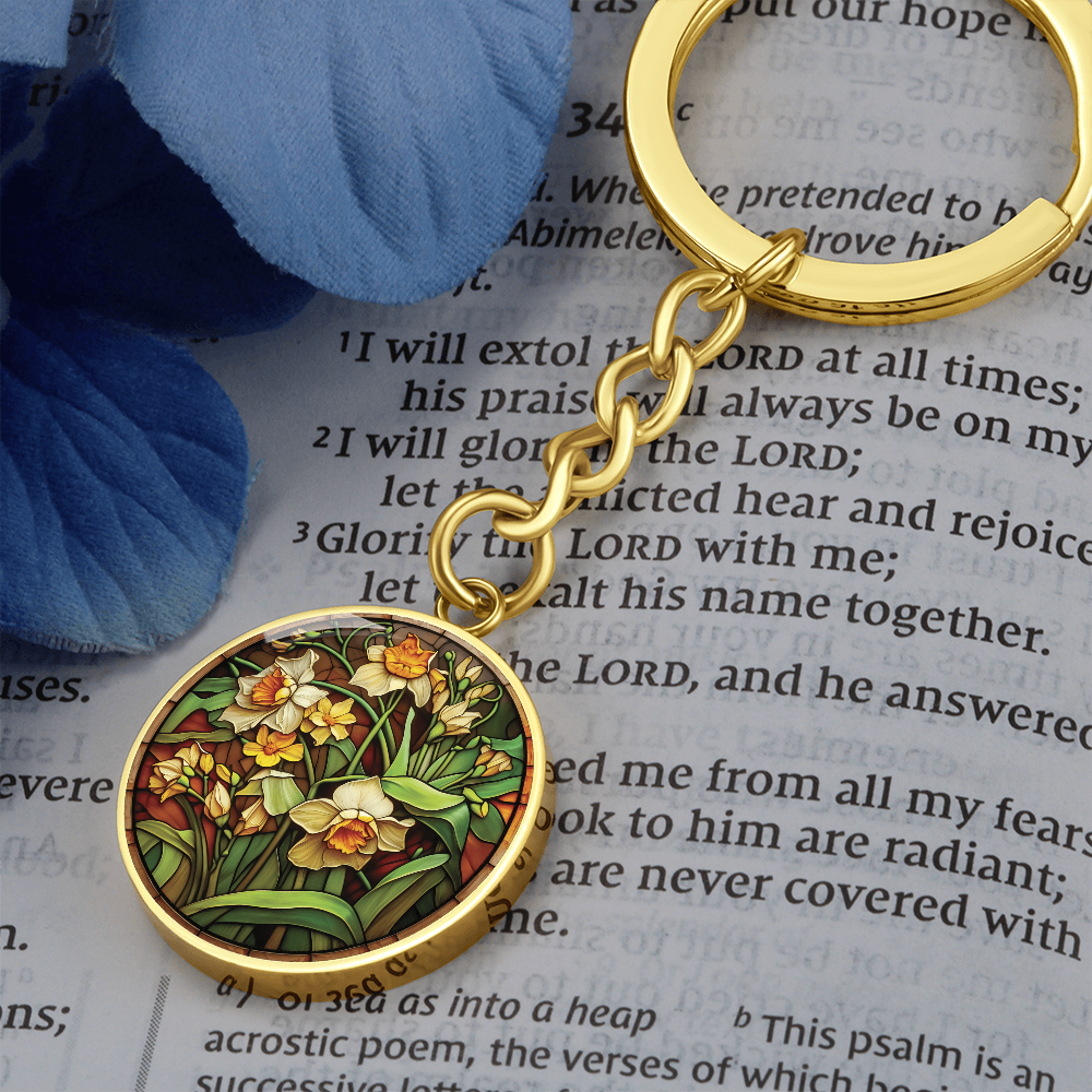 Daffodil Keychain