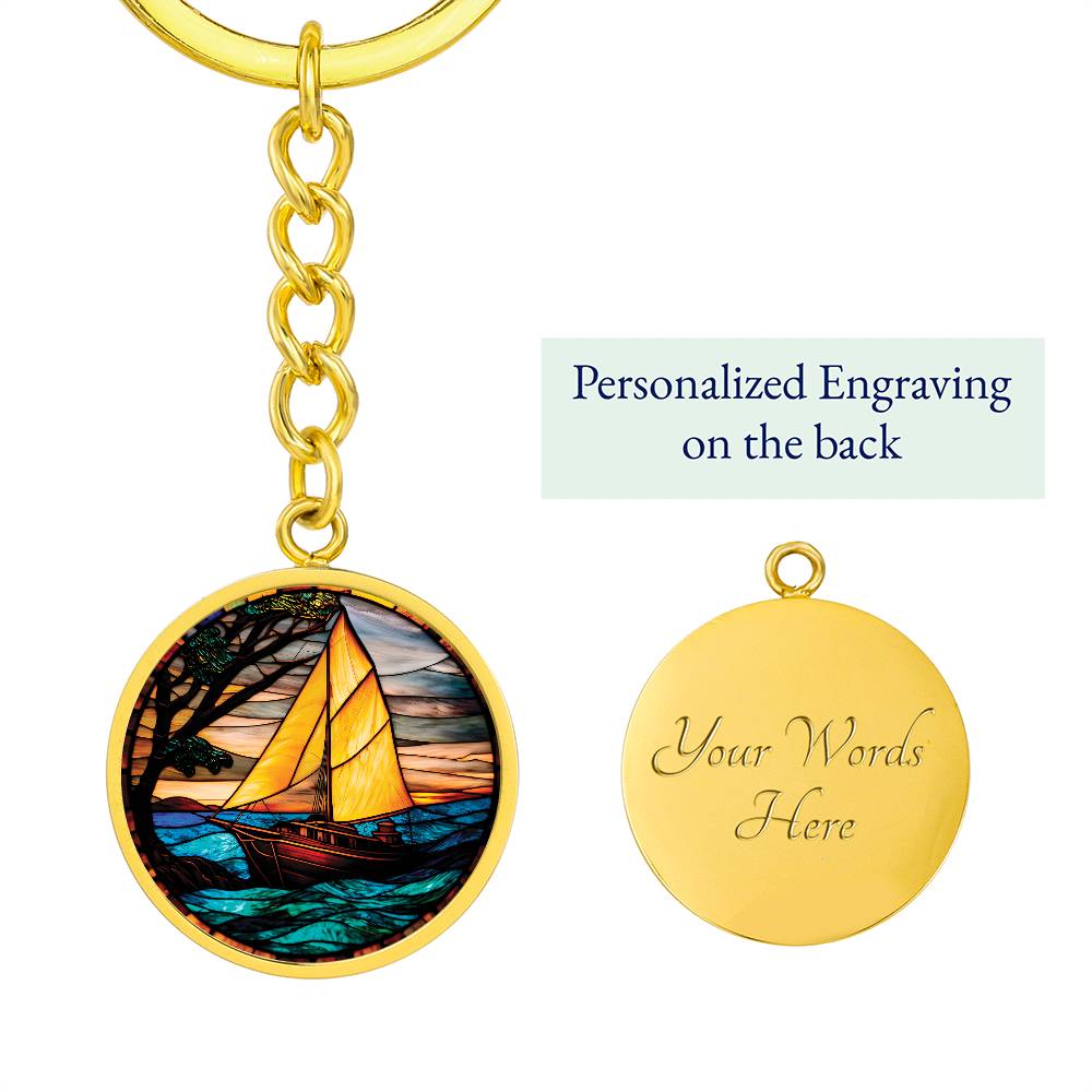 Sailboat Keychain