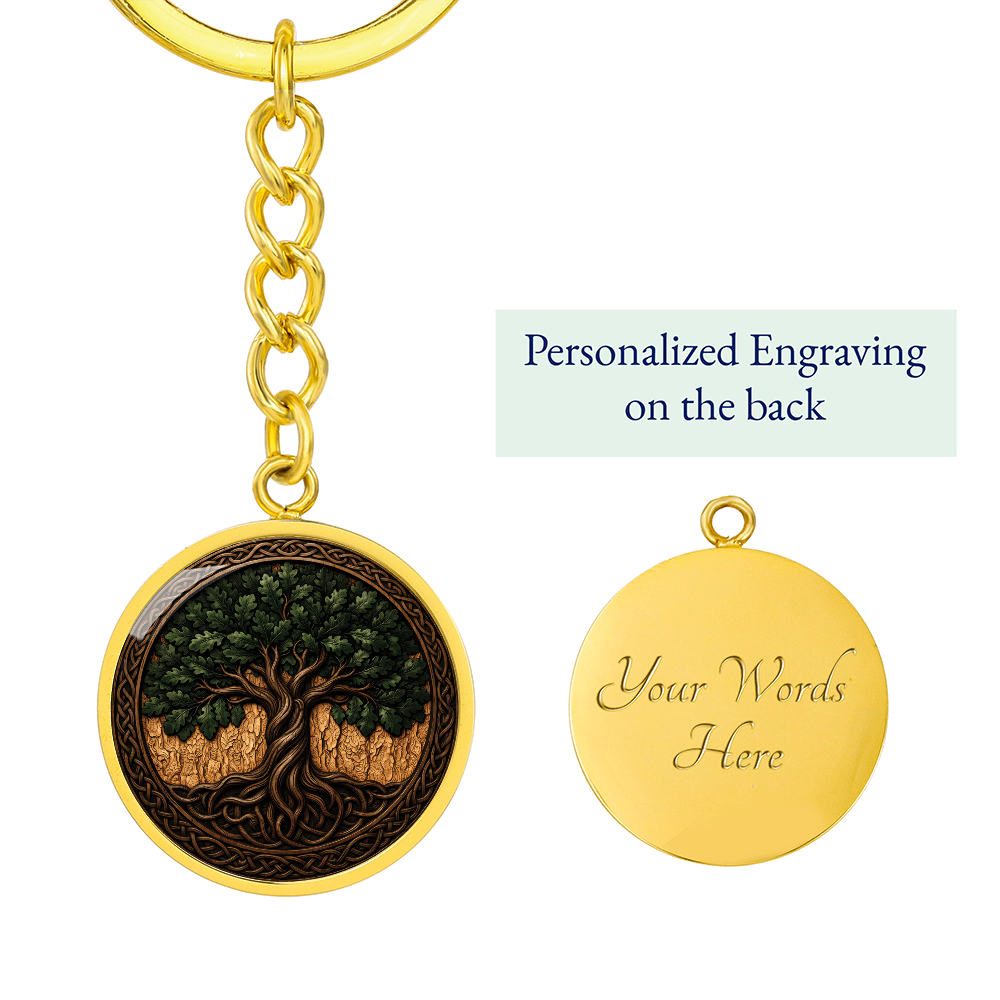 Tree of Life Keychain, Heartfelt Gift for Growth, Strength & Renewal