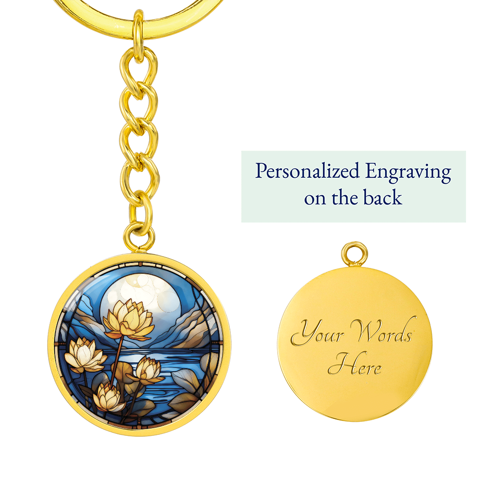 Water Lily Keychain