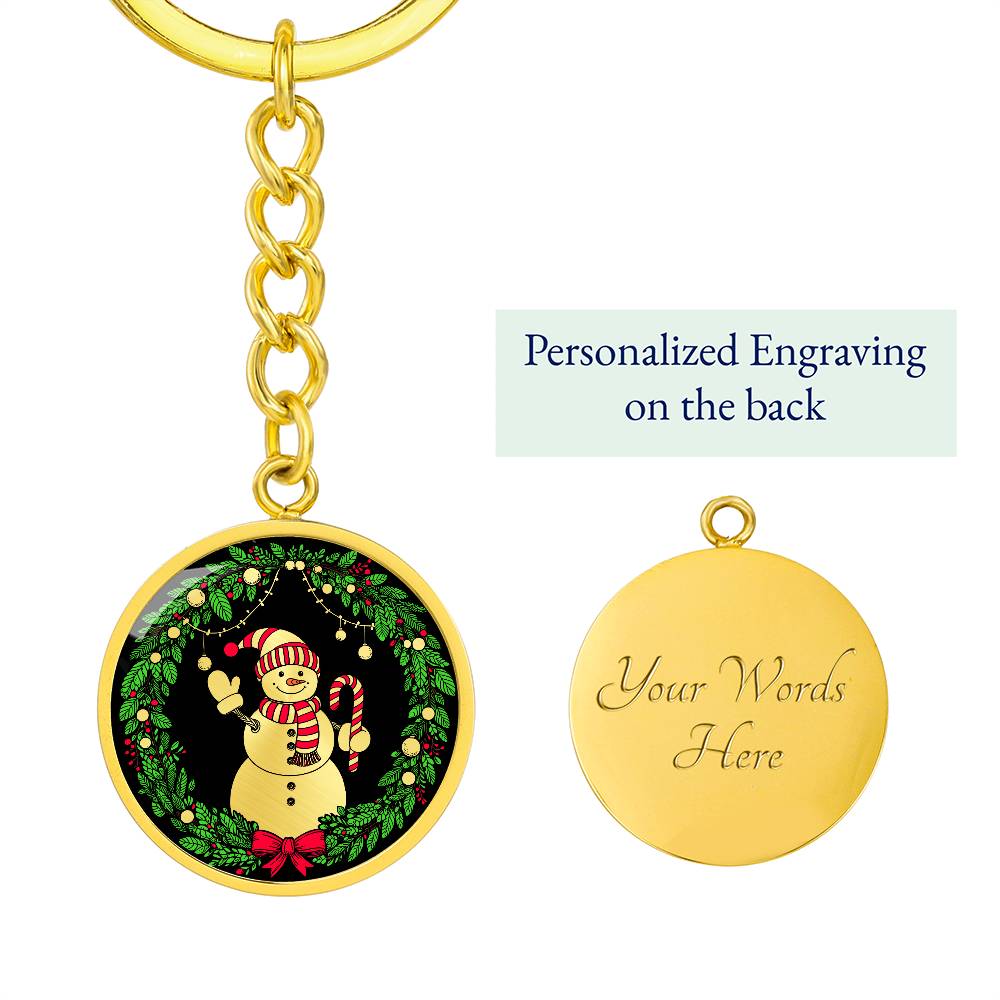 Snowman Keychain