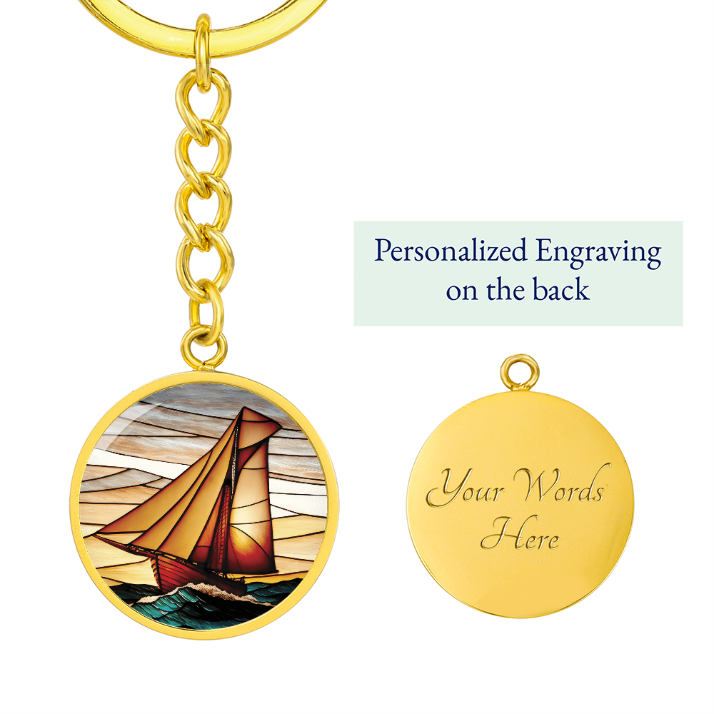 Sailboat Keychain