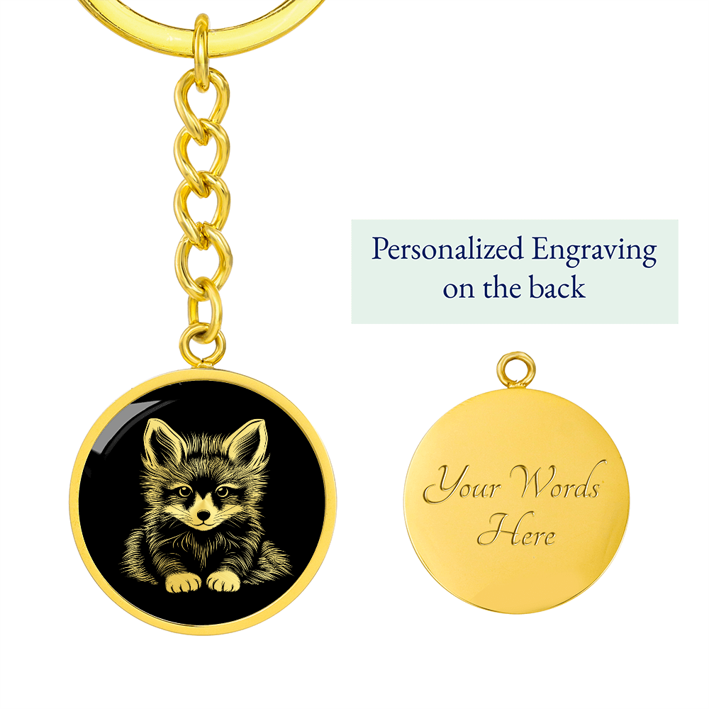 Baby Fox Keychain