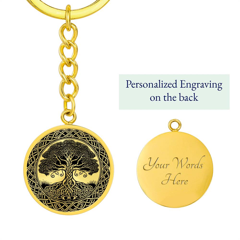 Celtic Tree Of Life Keychain