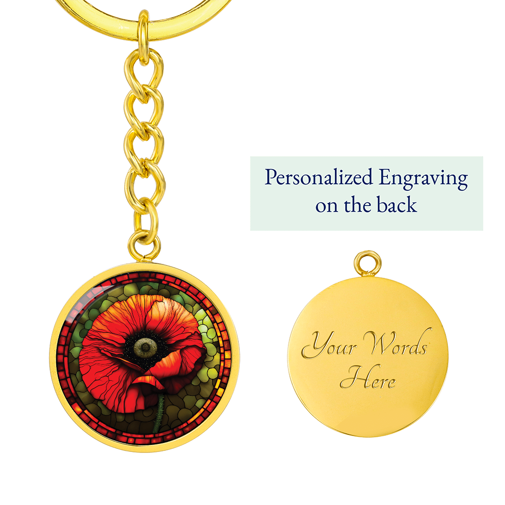 Poppy Keychain