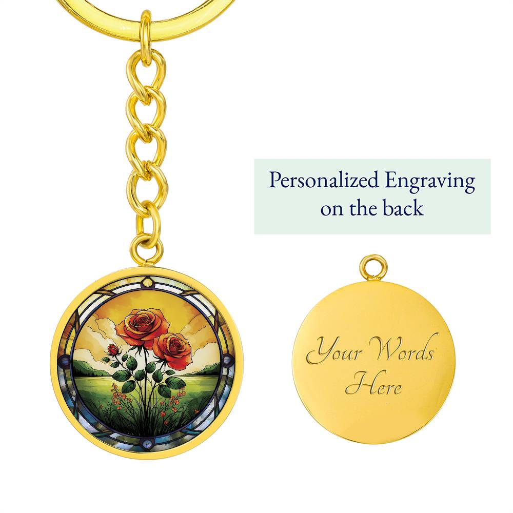 Rose Keychain