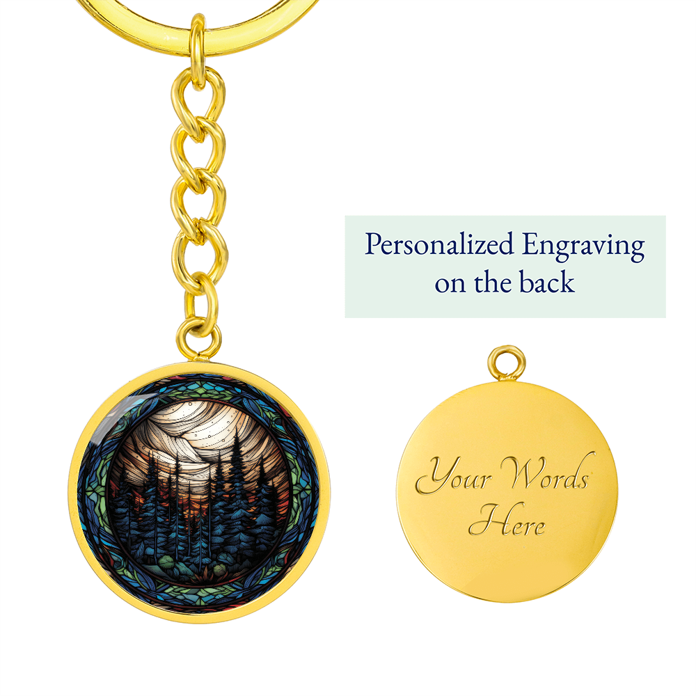 Pine Tree Keychain