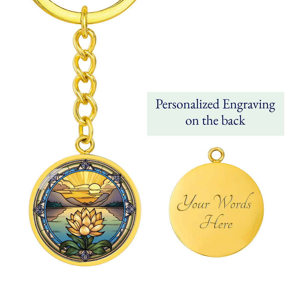 Water Lily Keychain