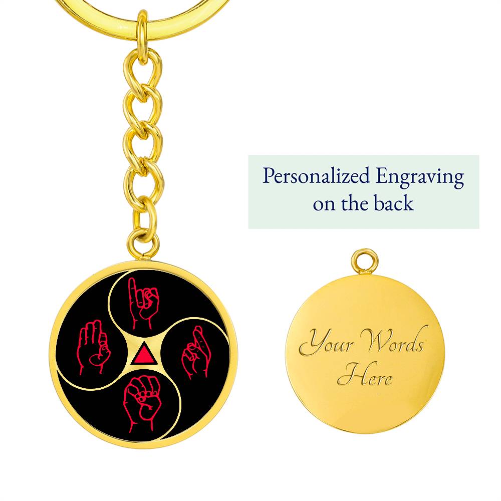 Alchemy Fire Keychain
