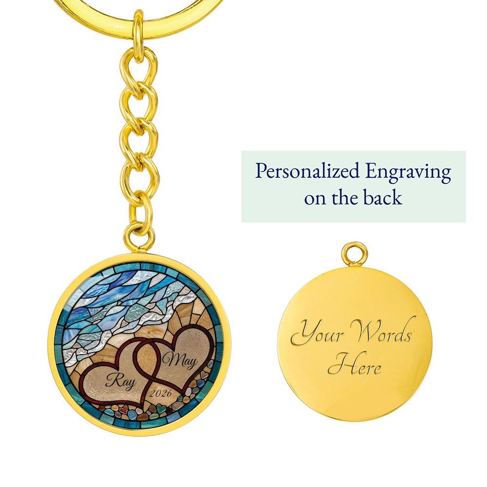 Beach Keychain - Ocean Charm Pendant Jewelry