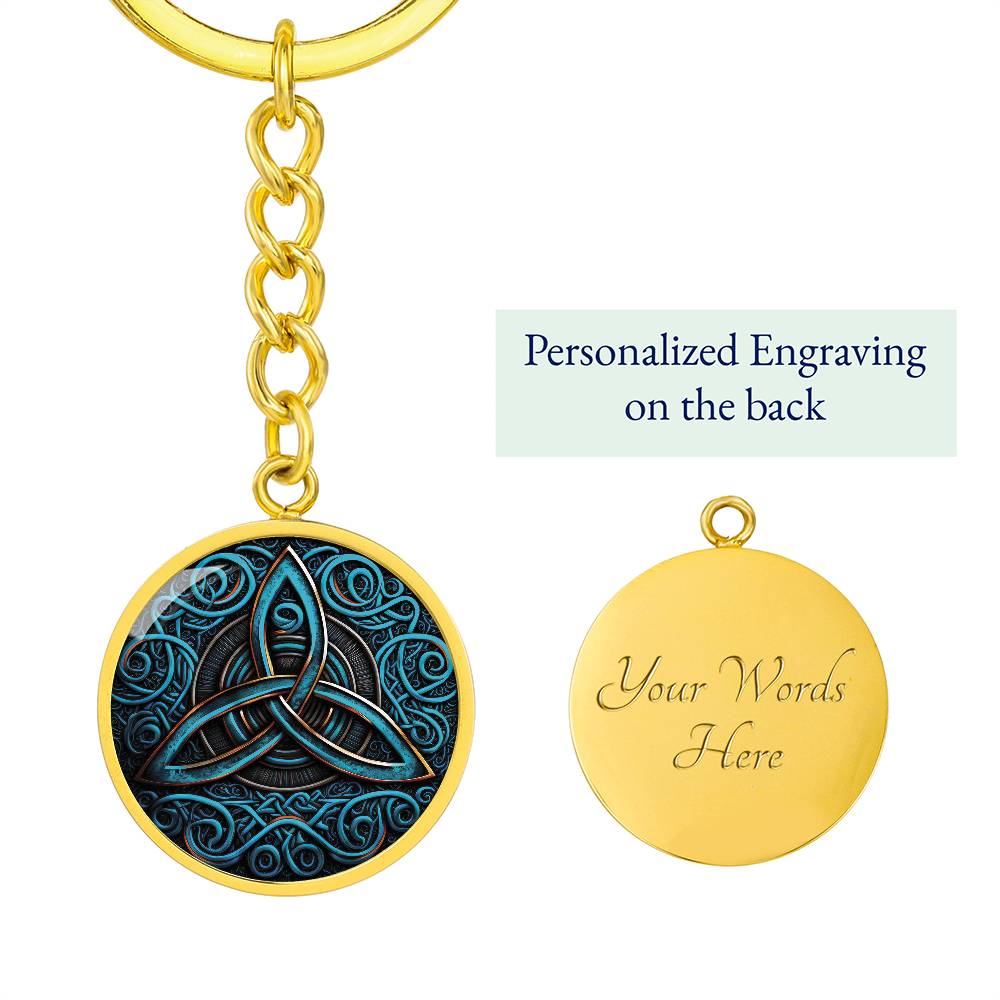 Celtic Triquetra Keychain
