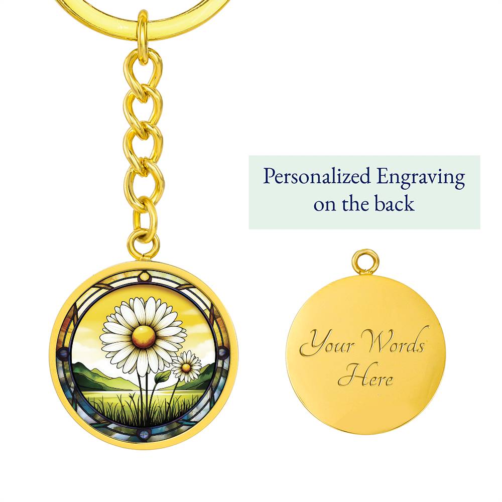 Daisy Keychain