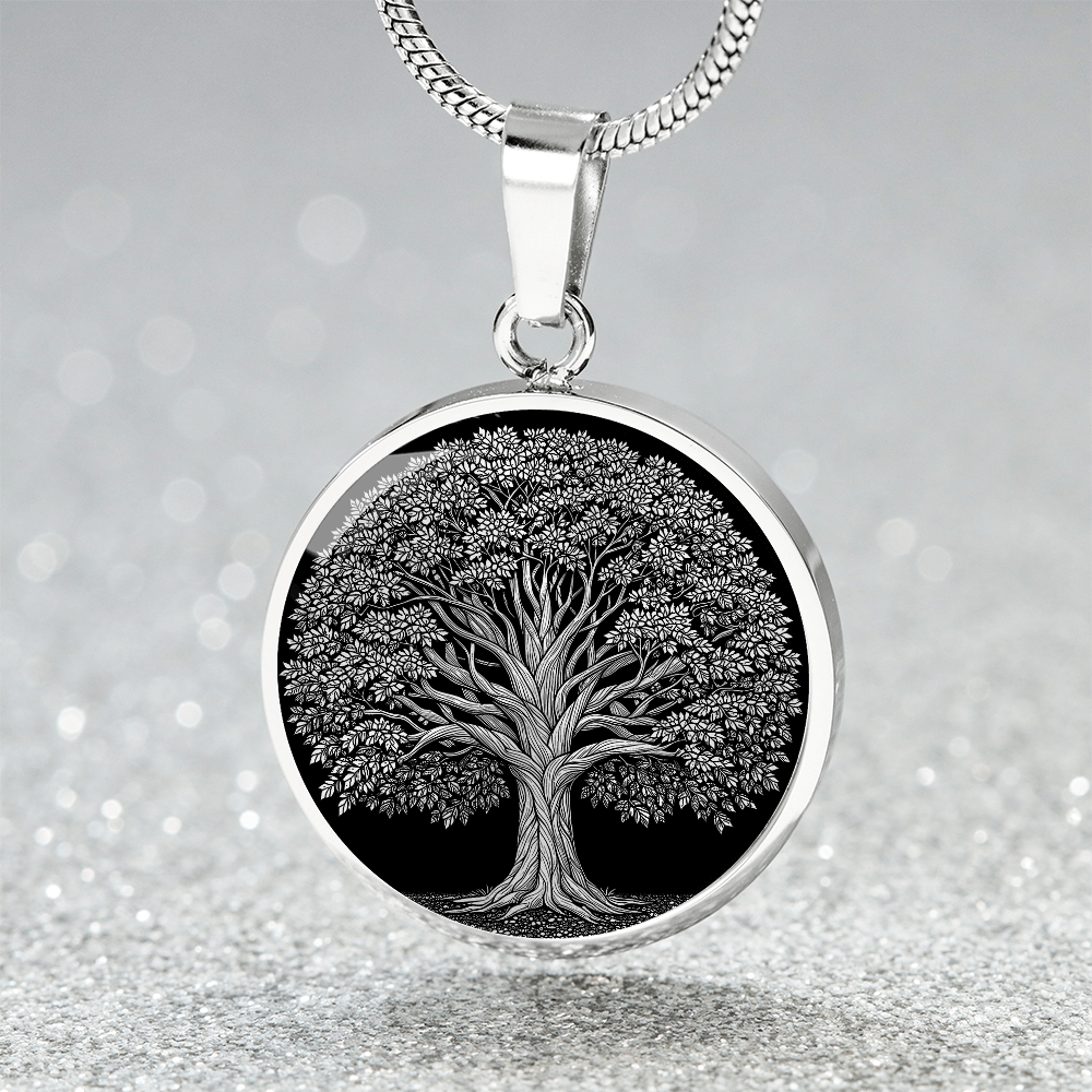 Oak Tree Necklace - Charm Pendant Jewelry