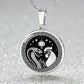 Year of the Snake Necklace - Snake & Rooster Silver Stainless Steel Charm Pendant