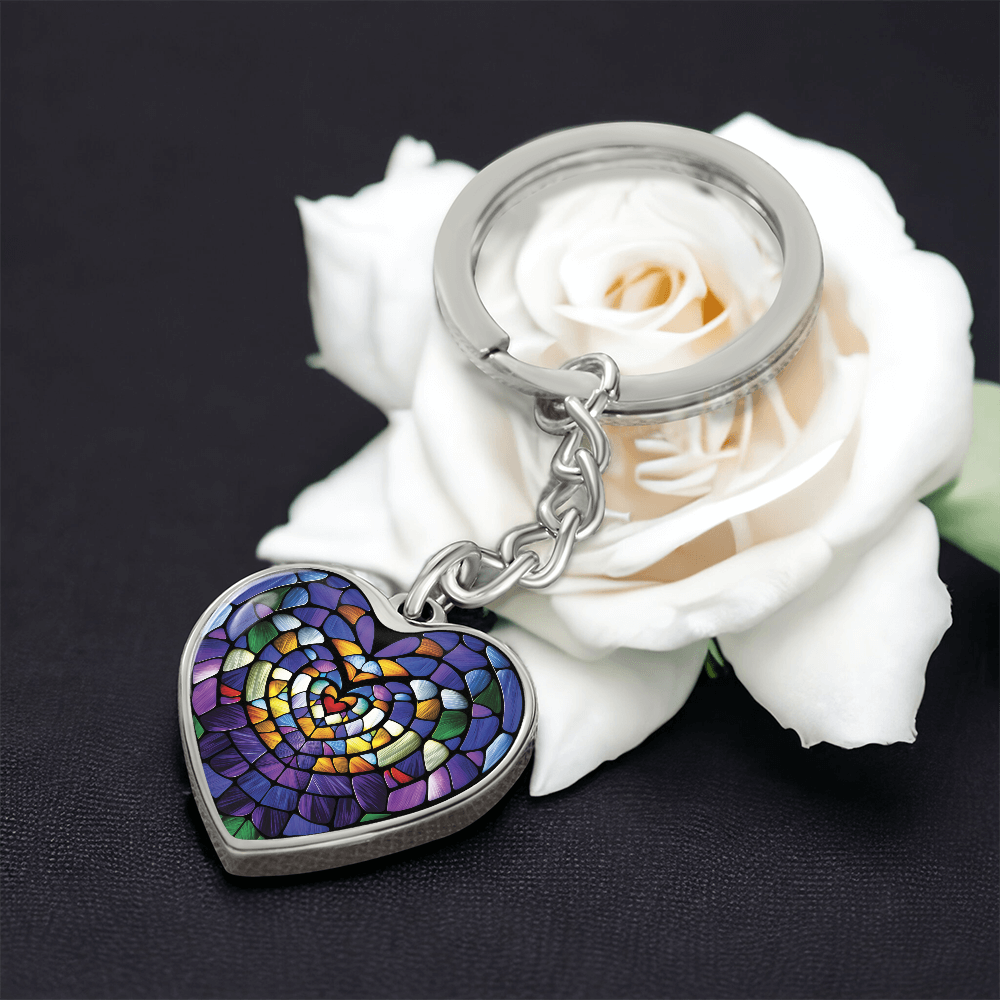 Heart Pendant Keychain