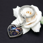 Infinity Larkspur Keychain