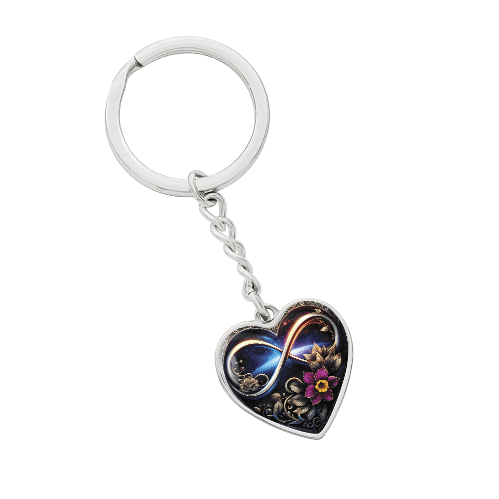 Infinity Daffodil Keychain