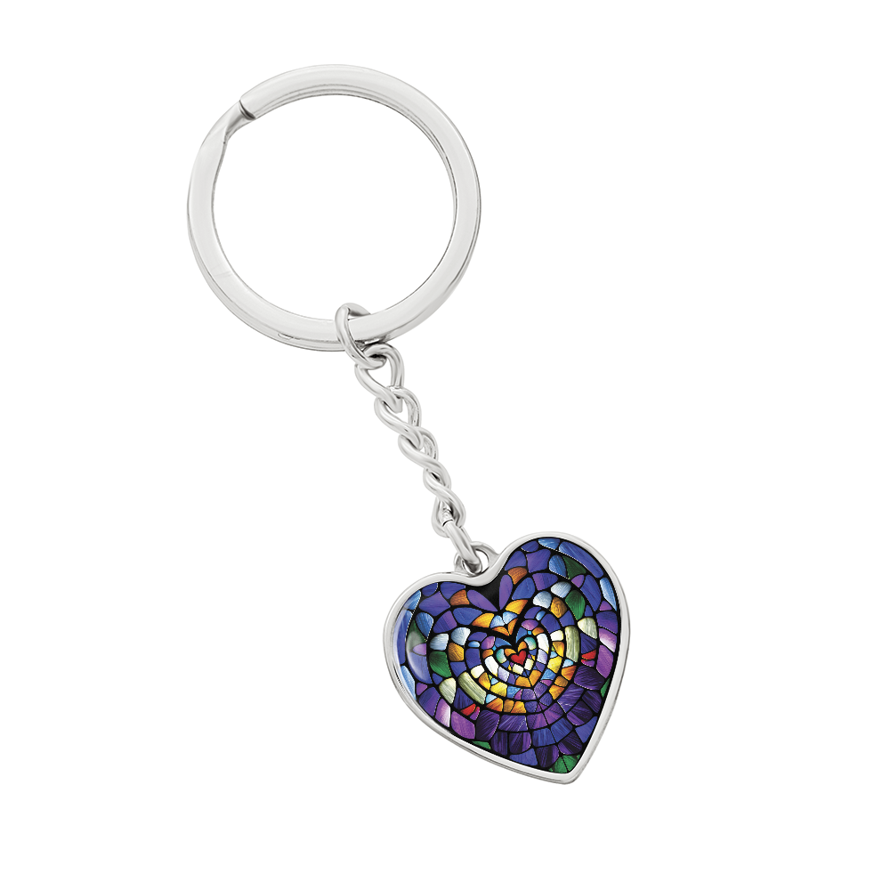 Heart Pendant Keychain