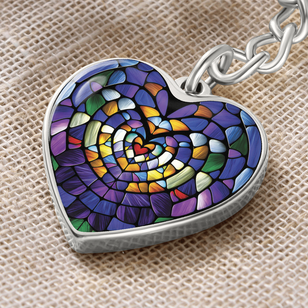 Heart Pendant Keychain