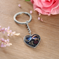 Infinity Gladiolus Keychain