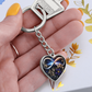 Infinity Larkspur Keychain