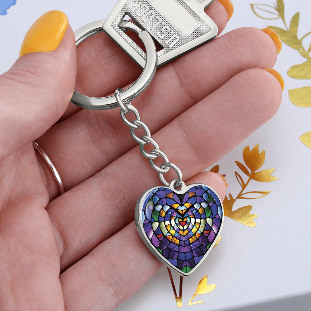 Heart Pendant Keychain