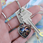 Infinity Honeysuckle Keychain