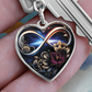 Infinity Gladiolus Keychain