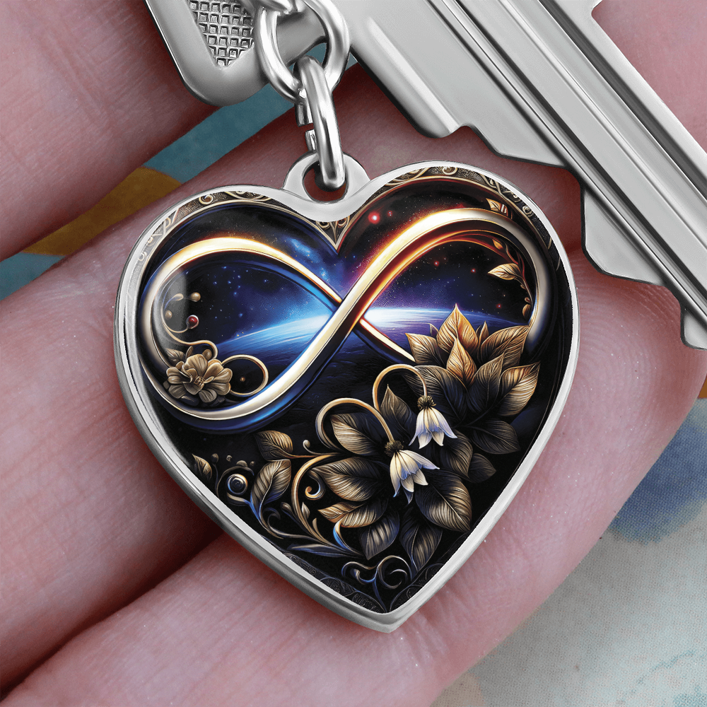 Infinity Lily of the Valley Keychain