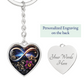 Infinity Daffodil Keychain