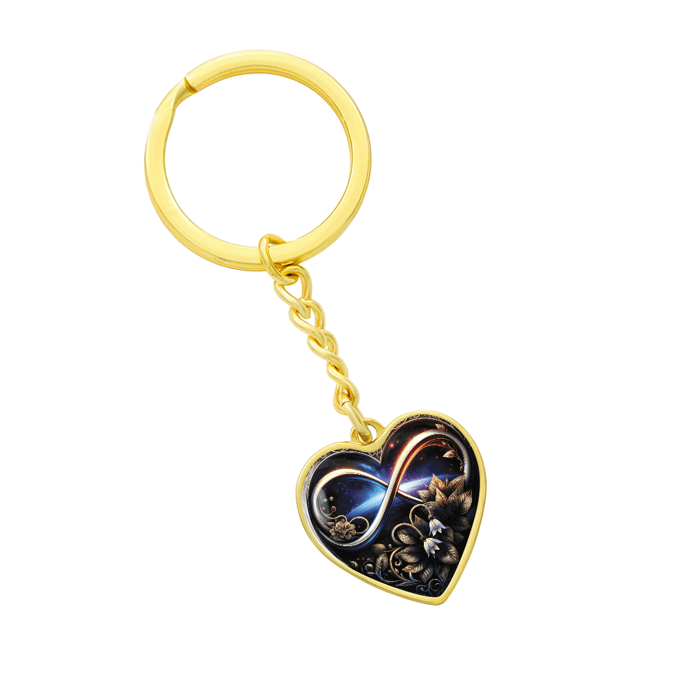 Infinity Lily of the Valley Keychain