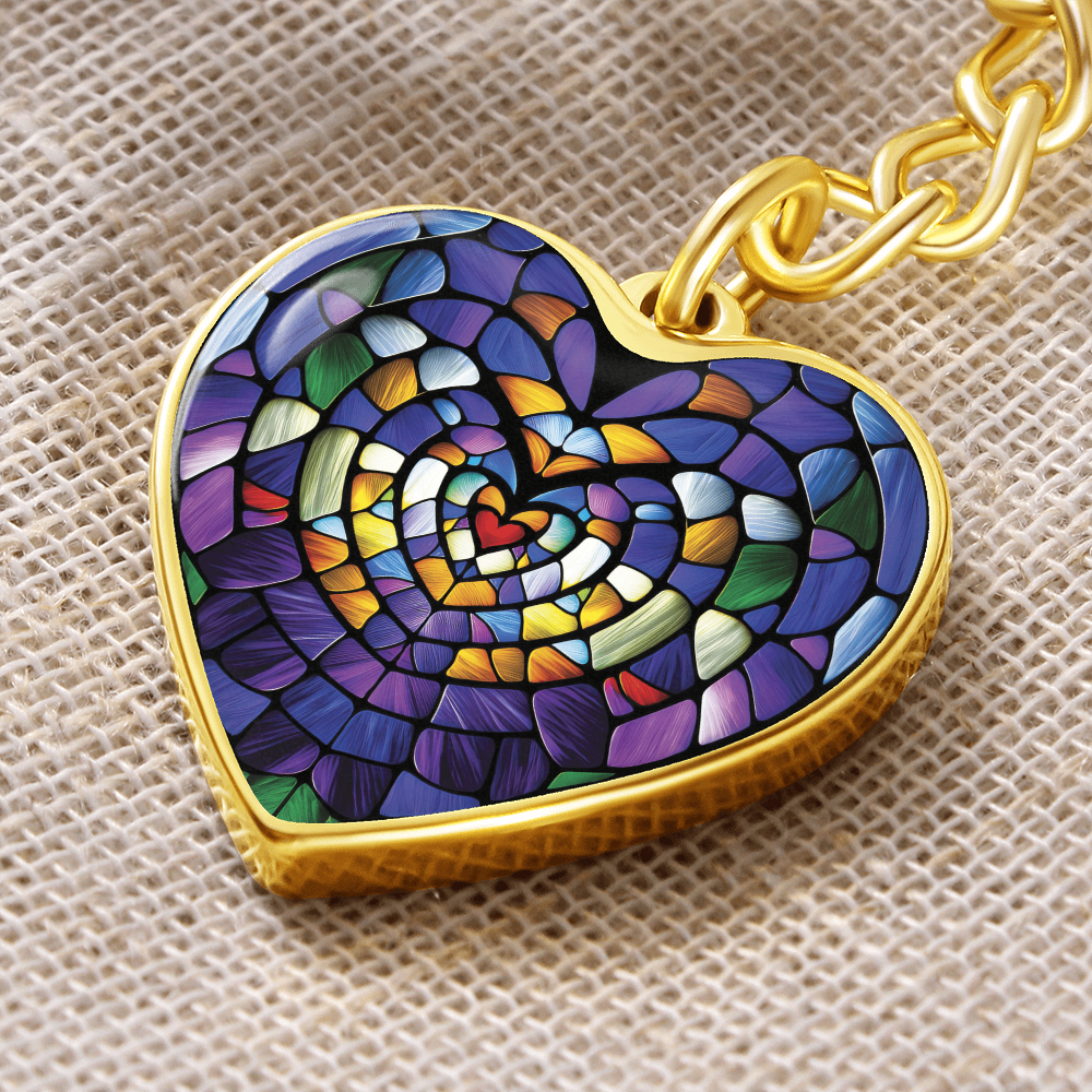 Heart Pendant Keychain