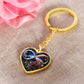 Infinity Rose Keychain