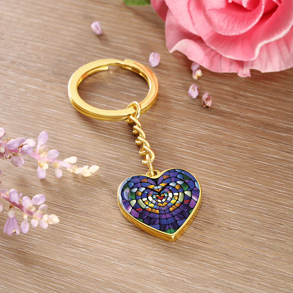 Heart Pendant Keychain