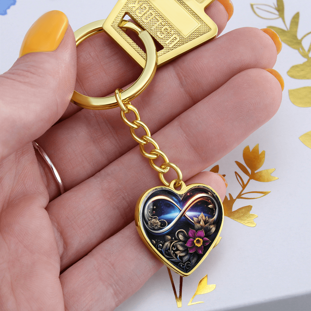 Infinity Daffodil Keychain