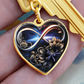 Infinity Honeysuckle Keychain