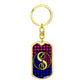 Virgo and Sagittarius Keychain