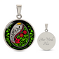 Easter Egg Necklace Red