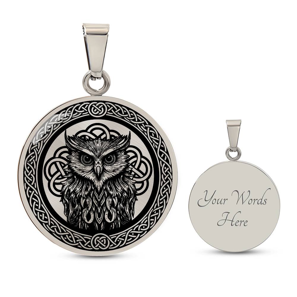 Celtic Owl Necklace